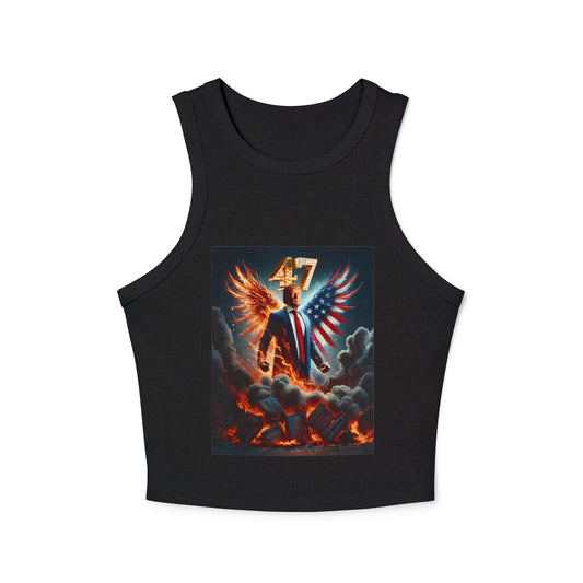 Women's Micro Rib Racer Tank Top